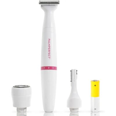 PalmPerfect Total Care Zestaw do Groomingu - Podwójne Ostrze, Akcesoria, Baterie PalmPerfect Total Care Zestaw do Groomingu - Podwójne Ostrze, Akcesoria, Baterie
