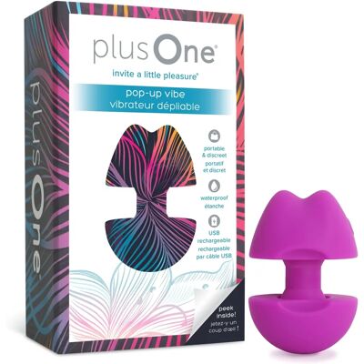 Plusone Pop-Up Vibe - Vibrador, à Prova d'Água, 10 Modos Plusone Pop-Up Vibe - Vibrador, à Prova d'Água, 10 Modos
