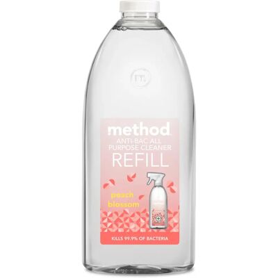 Method - Antibacterial Spray Refill - Broskvový květ - Univerzální čistič Method - Antibacterial Spray Refill - Broskvový květ - Univerzální čistič