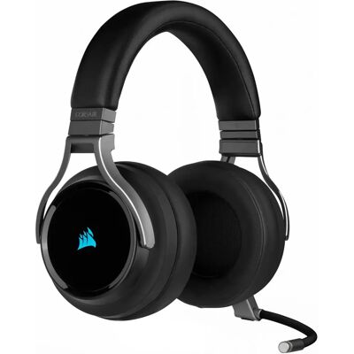 Corsair VIRTUOSO RGB Casque Gaming Sans Fil - Carbone Noir - Publicité Corsair VIRTUOSO RGB Casque Gaming Sans Fil - Carbone Noir - Publicité