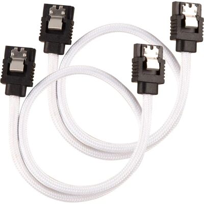 Corsair Modell CC-8900249 Weiß SATA-Kabel - 30cm Corsair Modell CC-8900249 Weiß SATA-Kabel - 30cm
