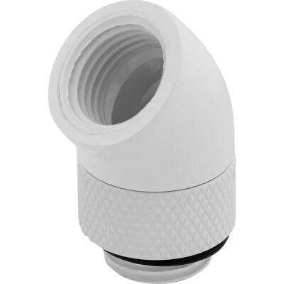 Corsair Hydro X 45° Rotary Adapter - Liquid Cooling System Fitting Corsair Hydro X 45° Rotary Adapter - Liquid Cooling System Fitting