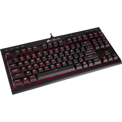 Corsair K63 Kompakte Mechanische Gaming-Tastatur - QWERTZ - Schwarz Corsair K63 Kompakte Mechanische Gaming-Tastatur - QWERTZ - Schwarz