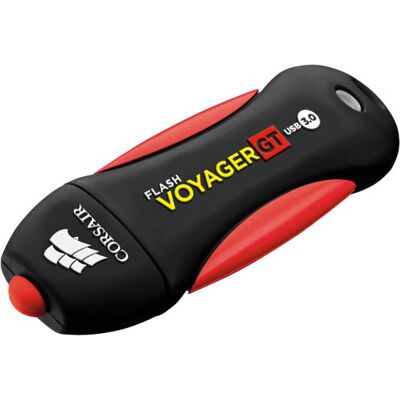 Corsair Voyager GT USB flash disk - 512GB - Černá, Červená - USB 3.2 Gen 1 Corsair Voyager GT USB flash disk - 512GB - Černá, Červená - USB 3.2 Gen 1