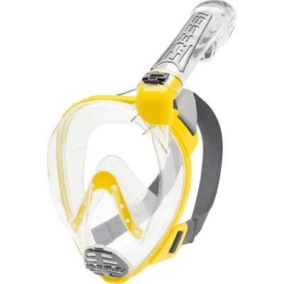 Cressi Duke Dry Klarsichtig/Gelb S/M - Tauchmaske Cressi Duke Dry Klarsichtig/Gelb S/M - Tauchmaske