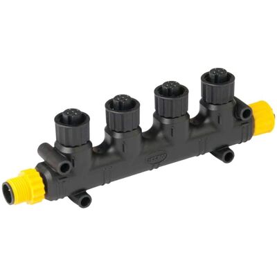 Bep Marine NMEA 2000 Network 4 Way Tee Connector - Network Connector Bep Marine NMEA 2000 Network 4 Way Tee Connector - Network Connector