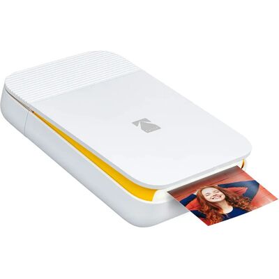 Kodak Smile Instant Printer - Wit, Compact, EU Stekker Kodak Smile Instant Printer - Wit, Compact, EU Stekker