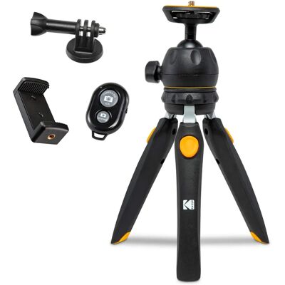 Kodak PhotoGear Mini Regulowany statyw z pilotem - Kompaktowy 9" stolik na biurko Kodak PhotoGear Mini Regulowany statyw z pilotem - Kompaktowy 9" stolik na biurko