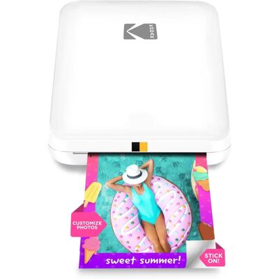 Kodak Step Printer Slim - Bezprzewodowa Mobilna Drukarka Zdjęć - Papier Zink 5,1x7,6cm - iOS i Android Kodak Step Printer Slim - Bezprzewodowa Mobilna Drukarka Zdjęć - Papier Zink 5,1x7,6cm - iOS i Android