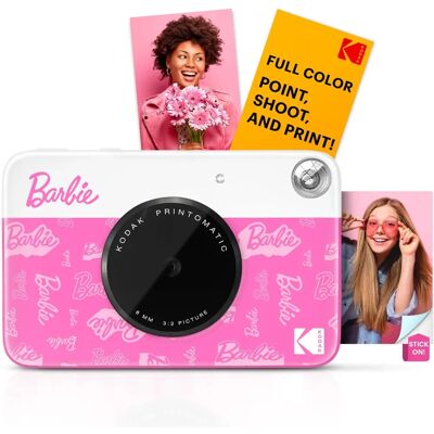 Kamera Barbie x Kodak Printomatic - Kompaktowa i Natychmiastowa Drukarka Różowa Kamera Barbie x Kodak Printomatic - Kompaktowa i Natychmiastowa Drukarka Różowa