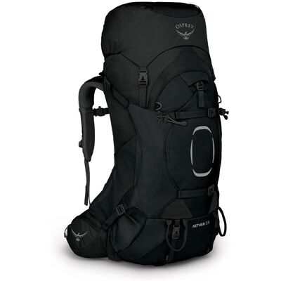 Osprey Aether 55L - 55 (1-043) S/M FEKETE Osprey Aether 55L - 55 (1-043) S/M FEKETE