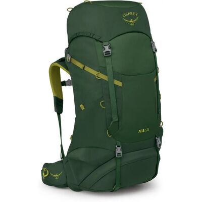 Osprey Kids' Ace 50 Green Canopy/MATCHA Green Backpack - Child's Mountain Hiking Pack Osprey Kids' Ace 50 Green Canopy/MATCHA Green Backpack - Child's Mountain Hiking Pack
