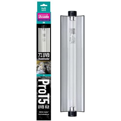 Arcadia Pro T5 UVB Kit - ShadeDweller - 7% UVB - 8W - Lighting Kit Arcadia Pro T5 UVB Kit - ShadeDweller - 7% UVB - 8W - Lighting Kit