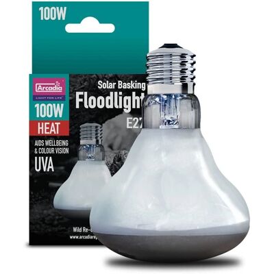 Arcadia 100w Solar Basking Floodlight - Terrariumlamp Arcadia 100w Solar Basking Floodlight - Terrariumlamp