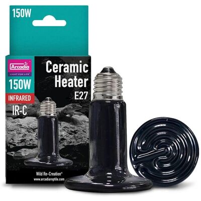 Arcadia Ceramic Heater Bulb - 150W - Ceramics for Reptiles Arcadia Ceramic Heater Bulb - 150W - Ceramics for Reptiles