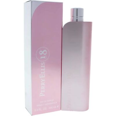 Perry Ellis 18 Eau De Parfum Spray - Bloemige Fruitige voor Vrouwen 100 ml Perry Ellis 18 Eau De Parfum Spray - Bloemige Fruitige voor Vrouwen 100 ml