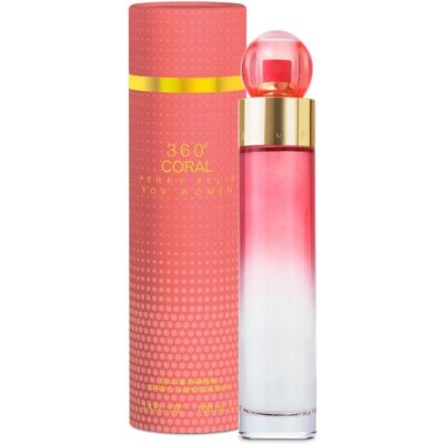 Perry Ellis 360 Coral Eau De Parfum Spray - Femmes - Publicité Perry Ellis 360 Coral Eau De Parfum Spray - Femmes - Publicité