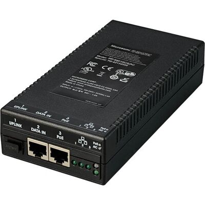 Adaptateur Ethernet Gigabit Microchip PD-9501GCS - Convertisseur PoE Adaptateur Ethernet Gigabit Microchip PD-9501GCS - Convertisseur PoE