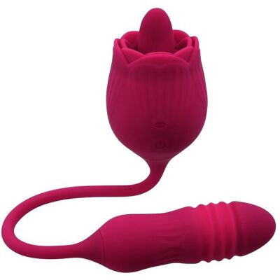 Evolved Wild Rose Kielen Vibrator - Punainen - Seksilelu Evolved Wild Rose Kielen Vibrator - Punainen - Seksilelu