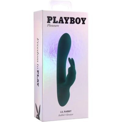 Vibrateur Playboy Toys Pleasure Lil Rabbit Green - Stimulateur G-spot & Clitoris - Publicité Vibrateur Playboy Toys Pleasure Lil Rabbit Green - Stimulateur G-spot & Clitoris - Publicité