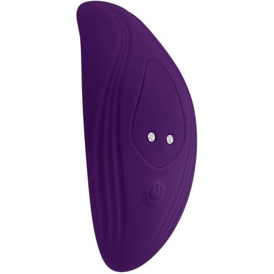 Playboy Our Little Secret Vibrador portátil de silicona - Morado/Blanco Playboy Our Little Secret Vibrador portátil de silicona - Morado/Blanco