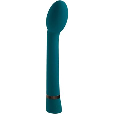 Vibromasseur G-Spot Playboy On The Spot - Transparent / Bleu / Vert - Compact et Rechargeable Vibromasseur G-Spot Playboy On The Spot - Transparent / Bleu / Vert - Compact et Rechargeable