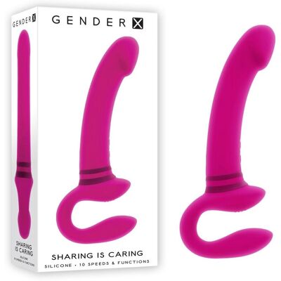 Gender X Rosa Vibrador de Doble Extremidad - Vibrador Gender X Rosa Vibrador de Doble Extremidad - Vibrador