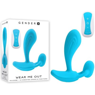 Gender X Wear Me Out Wibrator - Turkusowy - Wibrator Gender X Wear Me Out Wibrator - Turkusowy - Wibrator