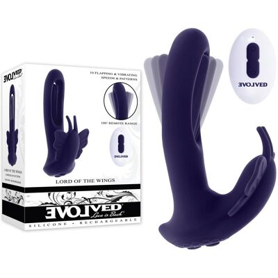 Evolved Novelties Lord of the Wings - G-piste Vibrator - Lila Evolved Novelties Lord of the Wings - G-piste Vibrator - Lila