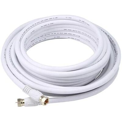 Monoprice 4060 coaxial cable - 7.62 m White - Coaxial cable Monoprice 4060 coaxial cable - 7.62 m White - Coaxial cable