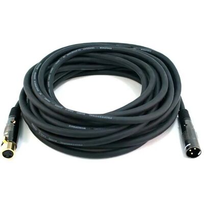Monoprice 4755 Audio Cable - 10.7m XLR Black Monoprice 4755 Audio Cable - 10.7m XLR Black