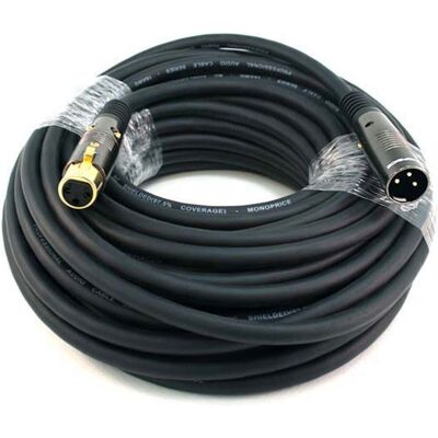 Monoprice - 4756 - 15.24 m - Black - Audio cable Monoprice - 4756 - 15.24 m - Black - Audio cable