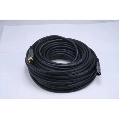 Cavo audio Monoprice 4758 - 30.48m XLR Nero Cavo audio Monoprice 4758 - 30.48m XLR Nero