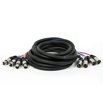 Monoprice 8767 audio cable - 6m, 4 x XLR, Multicolour - Audio Cable Monoprice 8767 audio cable - 6m, 4 x XLR, Multicolour - Audio Cable
