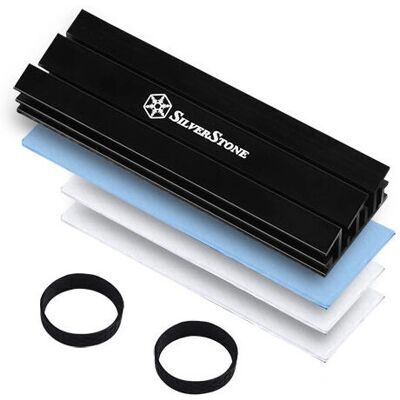 SilverStone - SST-TP02-M2 - Czarny - M.2 - Heatsink SilverStone - SST-TP02-M2 - Czarny - M.2 - Heatsink