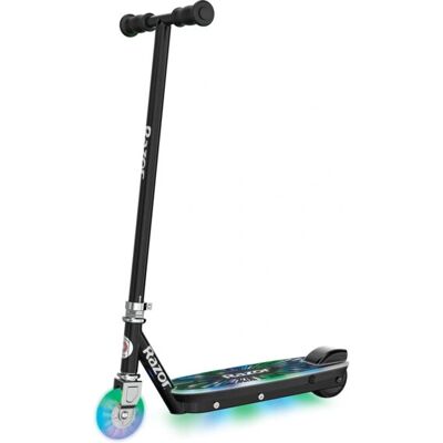 Trottinette électrique Razor Tekno - Acier, Noir, 12 km/h - Publicité Trottinette électrique Razor Tekno - Acier, Noir, 12 km/h - Publicité