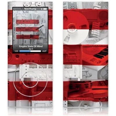 MusicSkins MS-JAYZ10005 Rouge et gris coque pour MP3/MP4 - Coque pour MP3/MP4 MusicSkins MS-JAYZ10005 Rouge et gris coque pour MP3/MP4 - Coque pour MP3/MP4