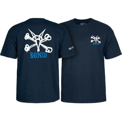 Powell Peralta Rat Bones T-Shirt Marine - Publicité Powell Peralta Rat Bones T-Shirt Marine - Publicité
