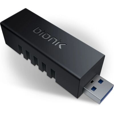 Adaptateur Ethernet BIONIK BNK-9018 - USB haute vitesse pour Switch Adaptateur Ethernet BIONIK BNK-9018 - USB haute vitesse pour Switch