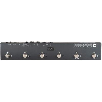 Blackstar Live Logic MIDI Controller - Kompakter, anpassbarer MIDI-Fußschalter Blackstar Live Logic MIDI Controller - Kompakter, anpassbarer MIDI-Fußschalter