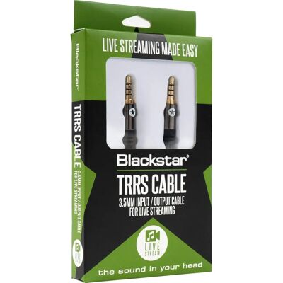 Blackstar - TRRS Minijack Studio Patch Cable - 6ft - 3.5mm - Câble Blackstar - TRRS Minijack Studio Patch Cable - 6ft - 3.5mm - Câble