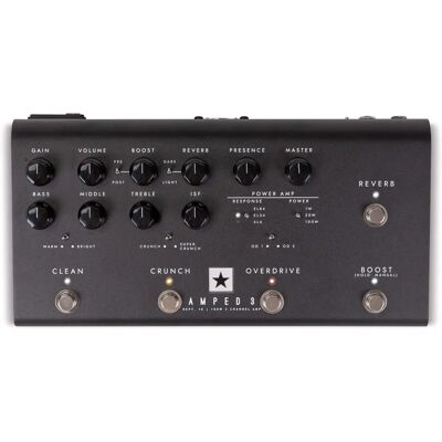 Blackstar Amped 3 100W Pedalboard Erősítő - Gitár Effektek Blackstar Amped 3 100W Pedalboard Erősítő - Gitár Effektek