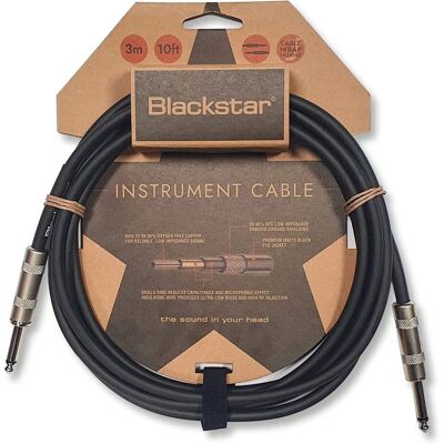 Blackstar instrumentkabel 1,5m STR/STR, Svart Blackstar instrumentkabel 1,5m STR/STR, Svart
