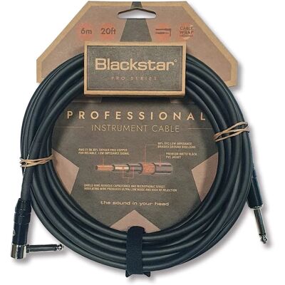 Blackstar Professionele Kabel 6m - Instrument Kabel Blackstar Professionele Kabel 6m - Instrument Kabel