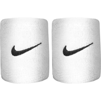 Nike Swoosh Polsband Wit/Zwart - Polsbanden Nike Swoosh Polsband Wit/Zwart - Polsbanden