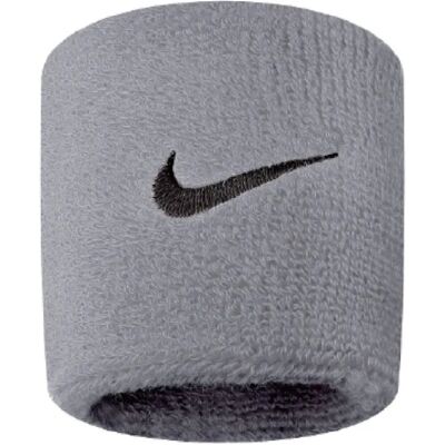 Nike Swoosh Armbånd - Grå Heather/Sort - Armbånd Nike Swoosh Armbånd - Grå Heather/Sort - Armbånd