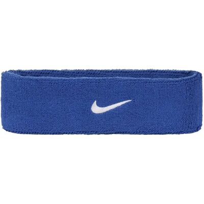 Nike Swoosh hoofdband (93813) - koninklijk blauw/wit Nike Swoosh hoofdband (93813) - koninklijk blauw/wit