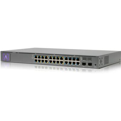 Switch Gigabit Ethernet géré Alta Labs S24-POE - 24 Ports - Gris Switch Gigabit Ethernet géré Alta Labs S24-POE - 24 Ports - Gris