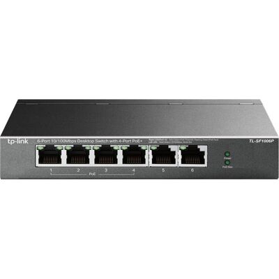 TP-Link TL-SF1006P Unmanaged Ethernet PoE Switch - Network Switch TP-Link TL-SF1006P Unmanaged Ethernet PoE Switch - Network Switch