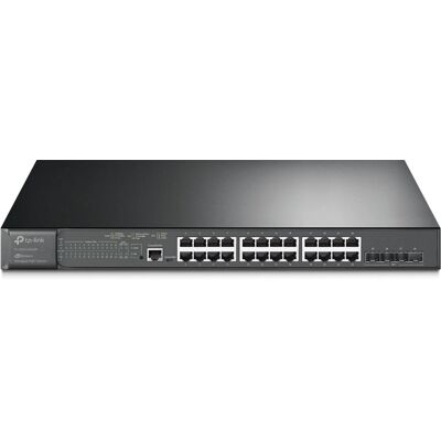 Switch réseau TP-Link TL-SG3428XMP 24 Ports Gigabit PoE+ - Noir - Publicité Switch réseau TP-Link TL-SG3428XMP 24 Ports Gigabit PoE+ - Noir - Publicité